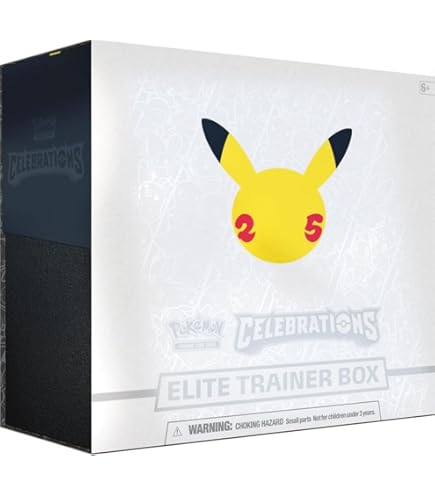 25th Celebrations Elite trainer box 海外版 Amazon.com: Pokemon 25th Anniversary Celebrations Elite